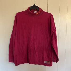 Vintage The Edge Washington Redskins Sweatshirt MenXL Red Turtle Neck Football